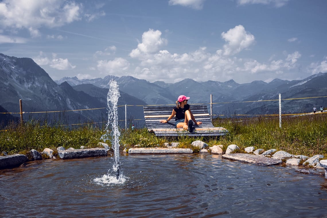 Sommer in Tirol, Orte um der Sommerhitze zu entfliehen / Ahornsee / Ahornbachl