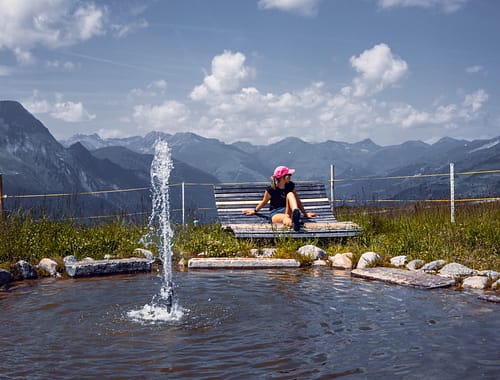 Sommer in Tirol, Orte um der Sommerhitze zu entfliehen / Ahornsee / Ahornbachl