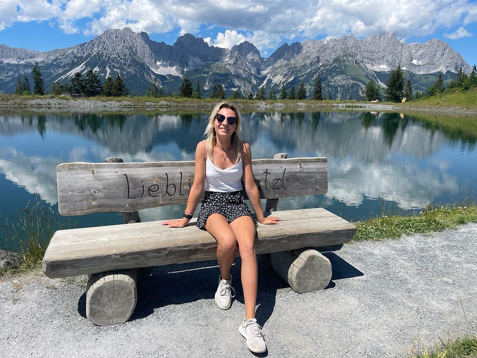 Kaiserkino und Astbergsee: Schöne Aussicht auf den Wilden Kaiser